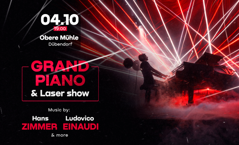 Grand Piano &amp; Laser Show. Music by Zimmer and Einaudi