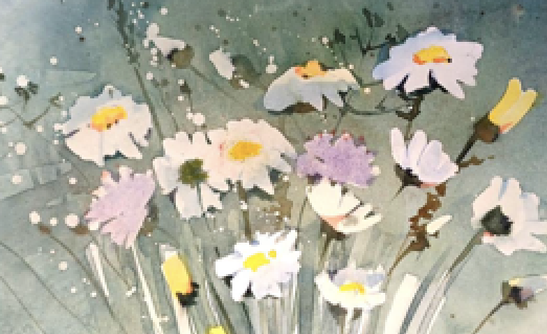 Frühlingsfreude im Aquarell