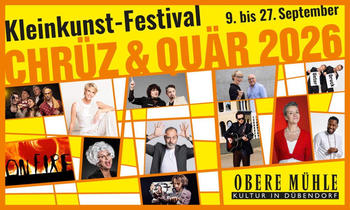 Kleinkunst, Comedy, Kabarett, Musik, Konzert, Prix Walo, Theater, Literatur, Zauberei, Familien, A-live, Moving Shadows, Helga Schneider, Stéphanie Berger, Patty Basler, Michel Gammenthaler, Florian Fox, Frölein Da Capo, Charles Nguela, Ohne Rolf, Felice & Cortes, Schreiber vs Schneider